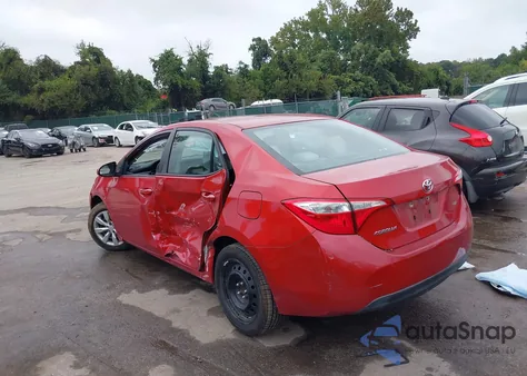 2014 Toyota Corolla Le from USA, damaged, VIN 5YFBURHE2EP052762